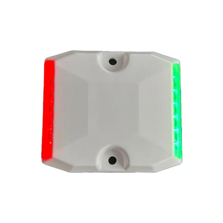 24V LED Active Road Stud Light Waterproof IP68 Tunnel Outline Sign Light Tunnel Induction LED Raised Road Sign