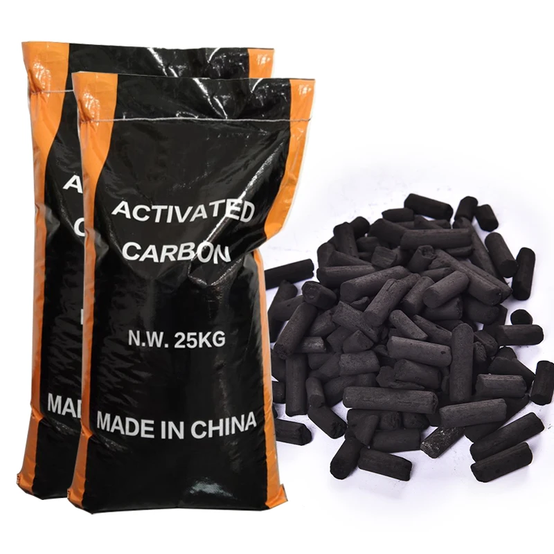 Yihang carbon Waste gas purification columnar Activated carbon Industry 1.5/2/3/4/6 mm pellet activated carbon