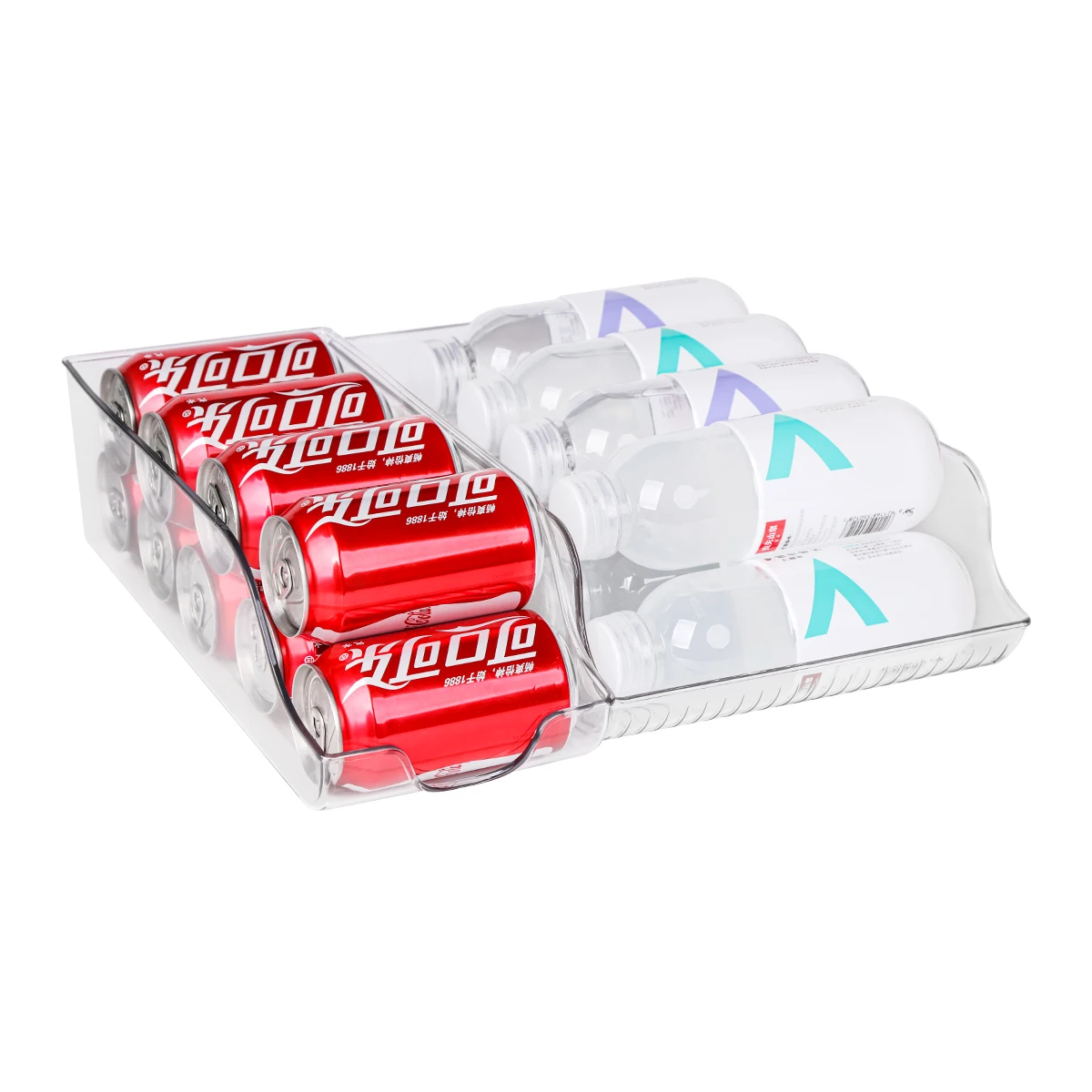 Kitchen storage Clear Plastic Can refrigerator orgainzer bin