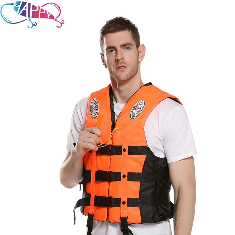 6colors High Quality Waterproof Adult Water Swimming Waterproof Oxford cloth Pearl Cotton Sport fishing Life Jacket Vest Adult