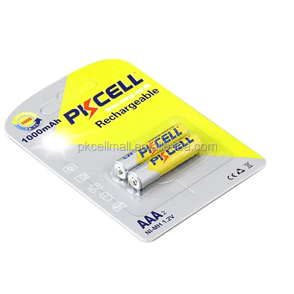 Горячая продажа аккумуляторная батарея NIMH AAA 1000mah 1 2 v