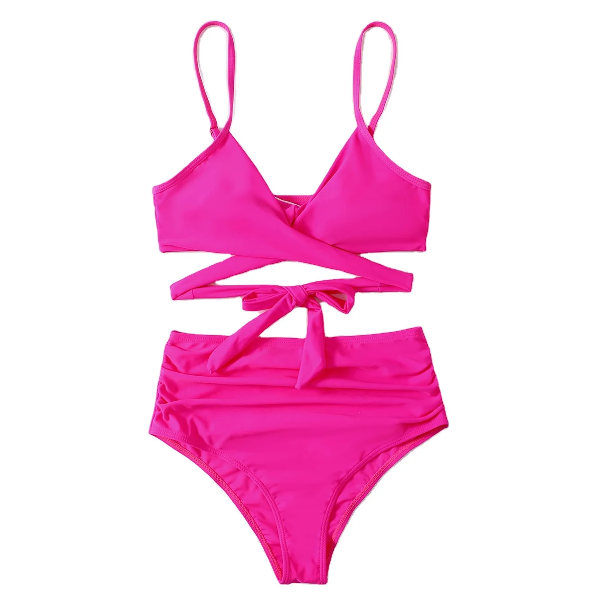 New Arrival Summer Two Pieces Beachwear Bathing Suit Set Swimwear Swimsuit Women Bikini