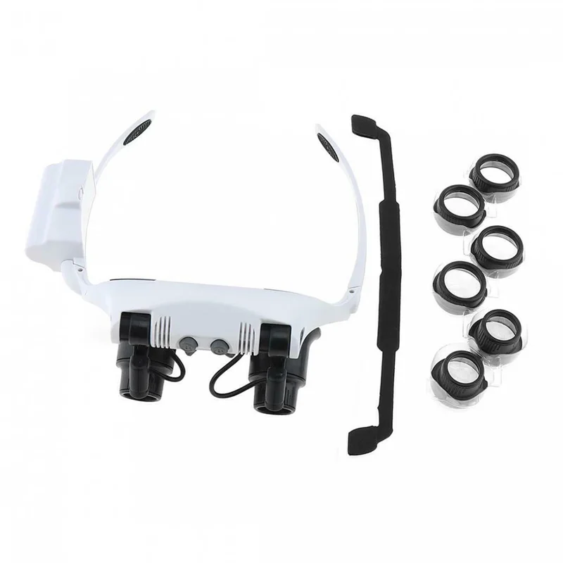 
10x 15x 20x 25x light head magnifying glass 