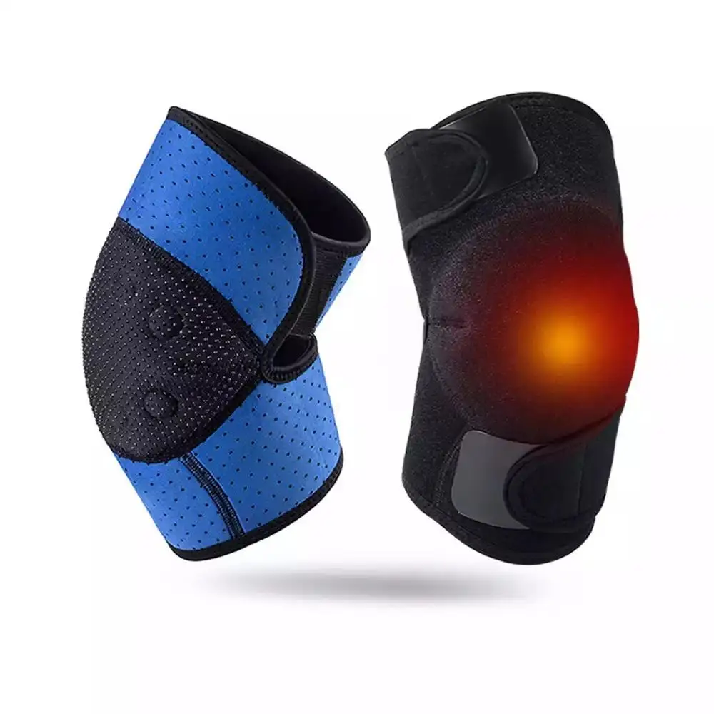 Adjustable Magnetic Therapy Knee Brace Pads Sleeve Tourmaline Self Heating Knee Support