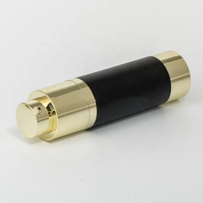 
Ningbo export black and gold empty for roll on bottle empty bottles for cosmetics 