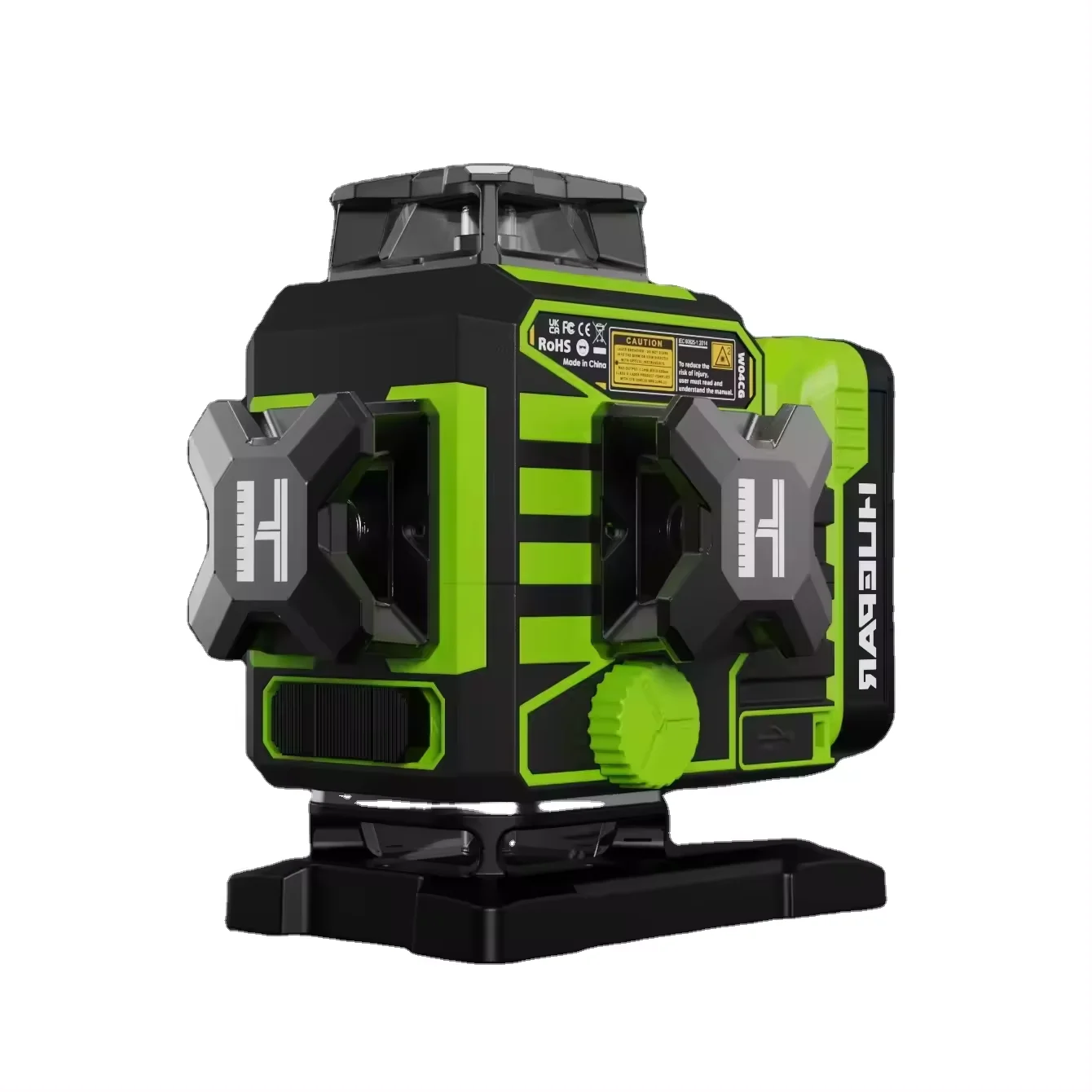 Huepar W04CG 16 Green Lines Rotating Laser Grade Level Outdoor For Wall Surveying Laser