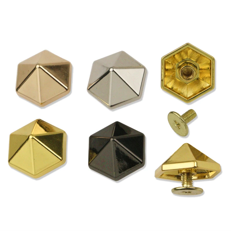 15mm Alloy Rivets for Bag Hardware Custom Jeans Rivets Conchos for Leather Spike Rivet