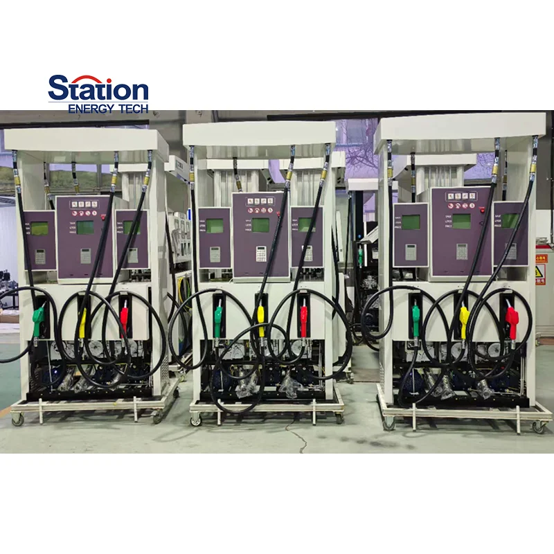 Sinotech Petrol Station Equipment Tatsuno Fuel Pump Double Four Nozzles Dispenser in Pakistan With Competitive Price