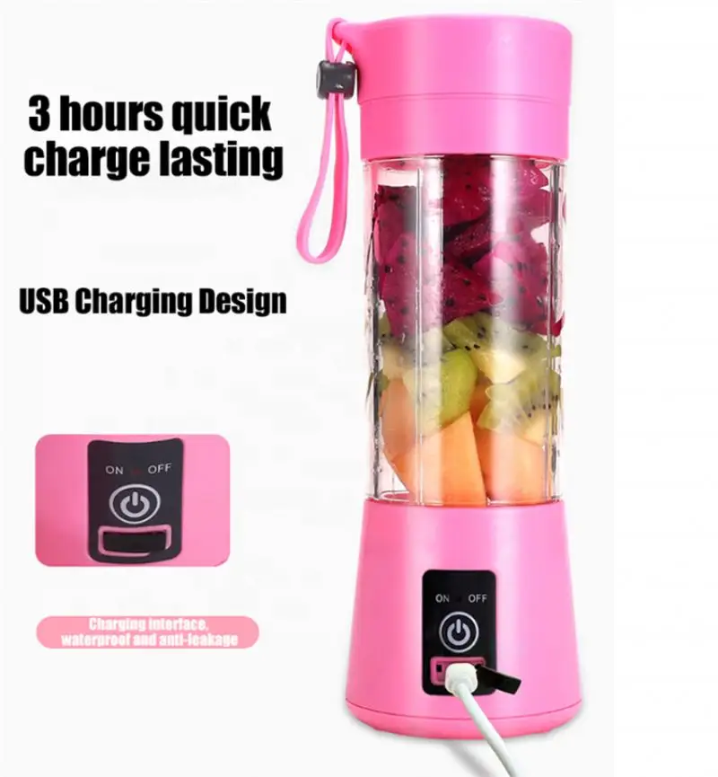 Electric Mini Usb Automatic Orange Pomegranate Citrus Carrot Tomato Vegetable Fruit Mixer Hand Portable Extractor Blender Juicer