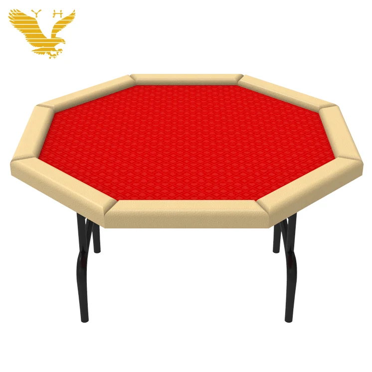 YH 7 Person Home Entertainment Cheap Round Poker Table Foldable Playing Card Table