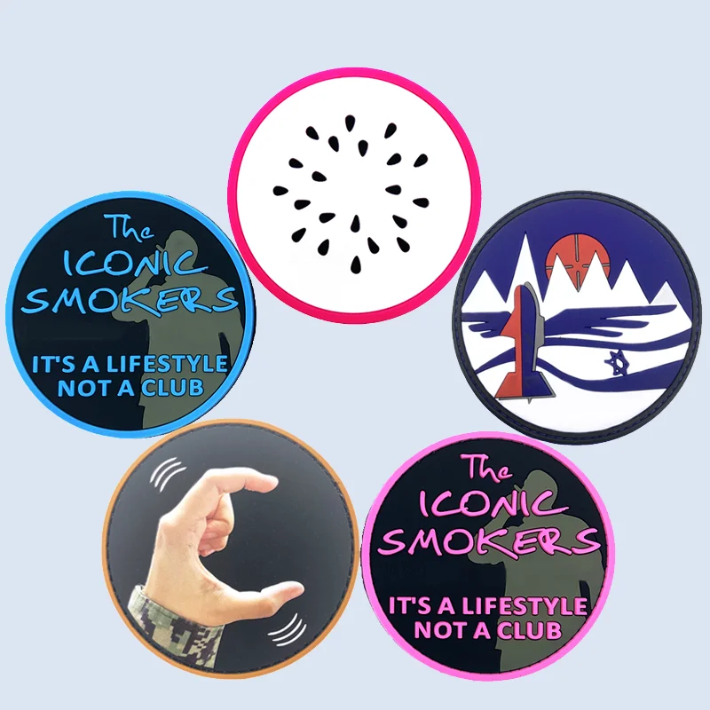 Water-proof Silicone / Rubber Cup Coaster Rubber Coaster Silicone Custom Silicon Coasters For Drinks