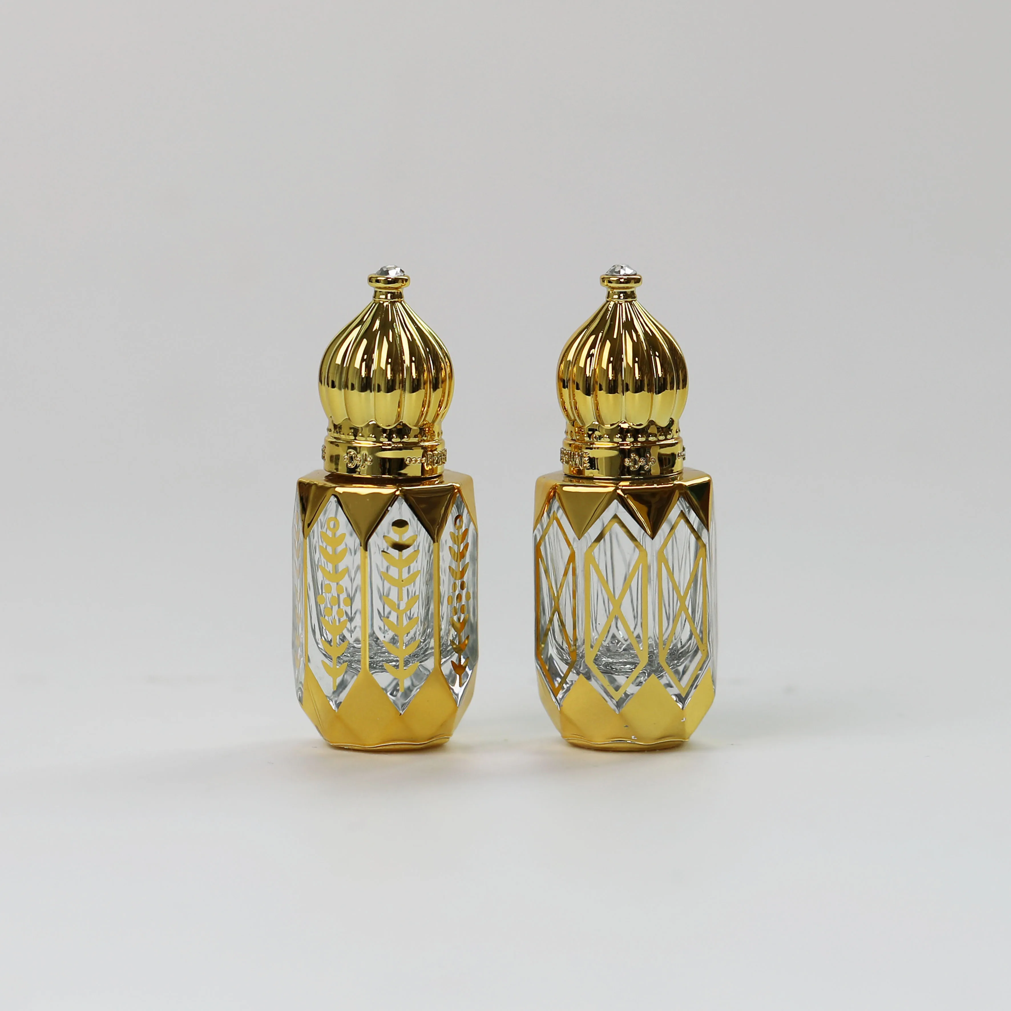 Portable Mini 3Ml 6Ml 12Ml Perfume Oil Attar Bottles Glass,Empty Glass 3Ml Attar Oil Bottles Perfume