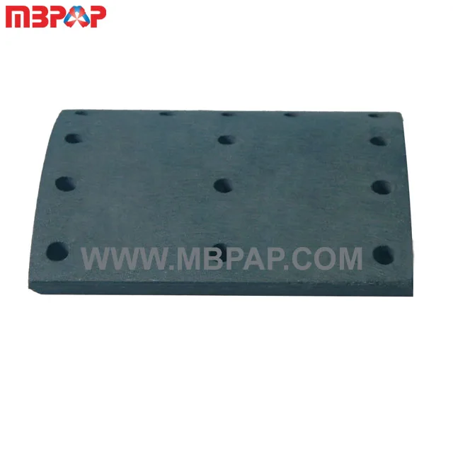 WVA 19068 non asbestos brake linings truck parts parts for renault man actros kenworth volvo Dennis
