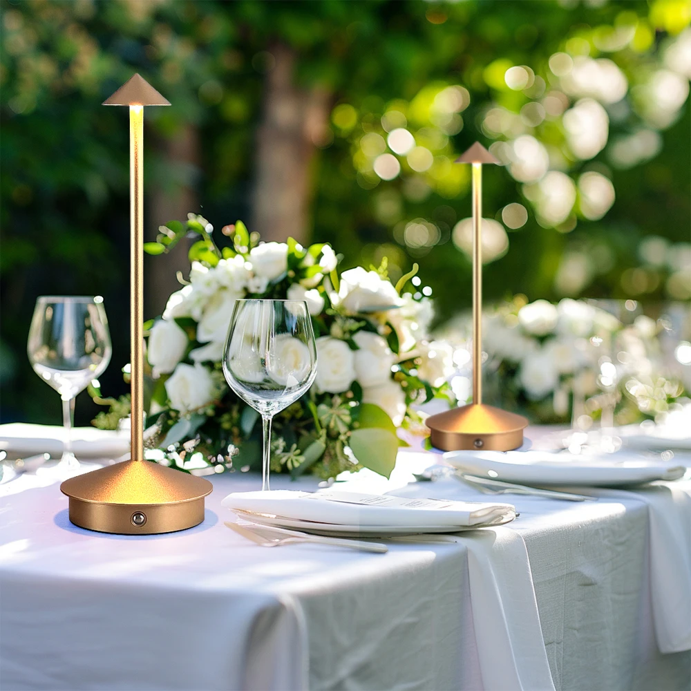 Nordic многоцветная металлическая перезаряжаемая настольная лампа 5200 мАч бар ресторан Беспроводная