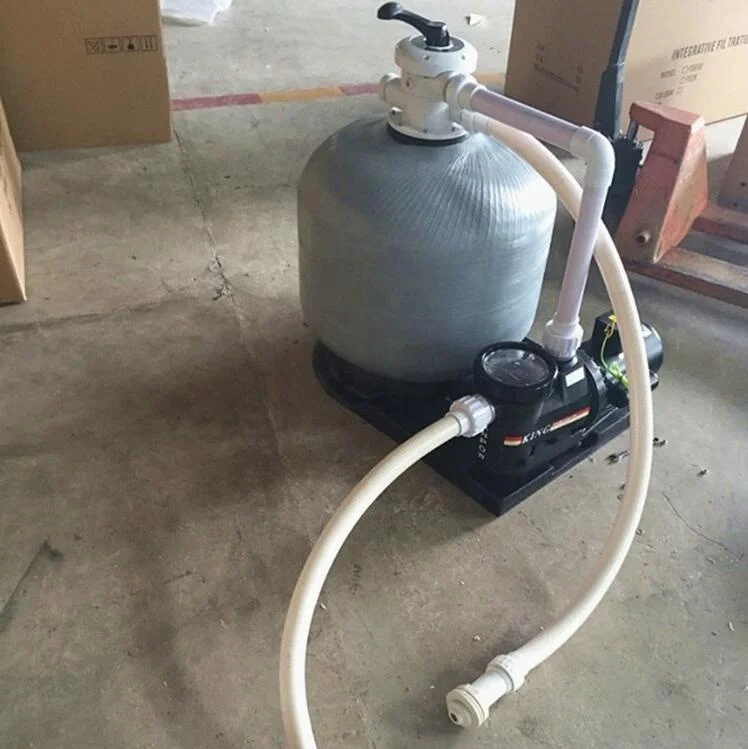 Высокопроизводительный Стекловолоконный песочный фильтр с насосом для плавательного бассейна