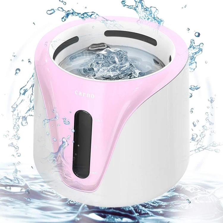 2L Super Quiet Dry Burning-Resistant Protection Automatic Electric Water Bowl for Cats and Dogs Pet Water Fountain