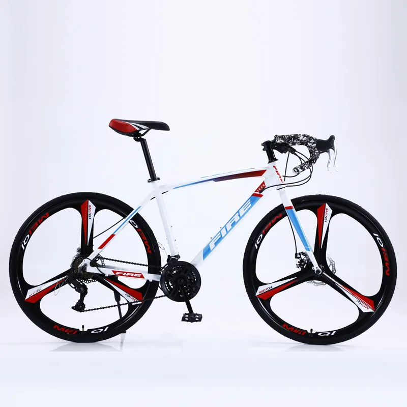 Wholesale China factory cheap price high oem racing bicycle road bike carbon steel frame 700C 24 speed bicycle road bike for men