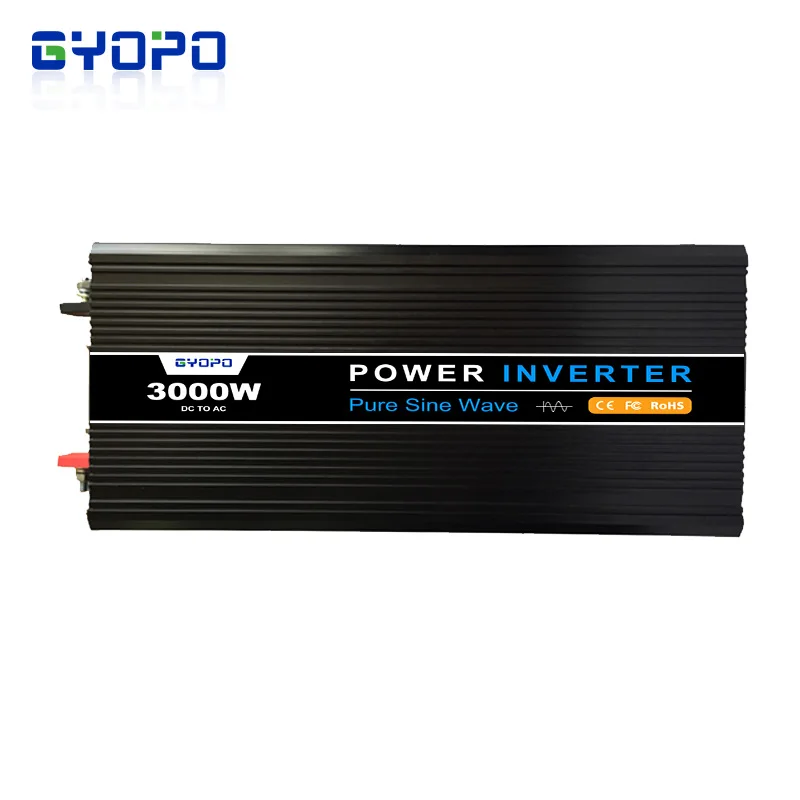 Инвертор немодулированного синусоидального сигнала GYOPO 3000 Вт 2 кВт 3 кВт 4 кВт 5 кВт 12 В 220 В