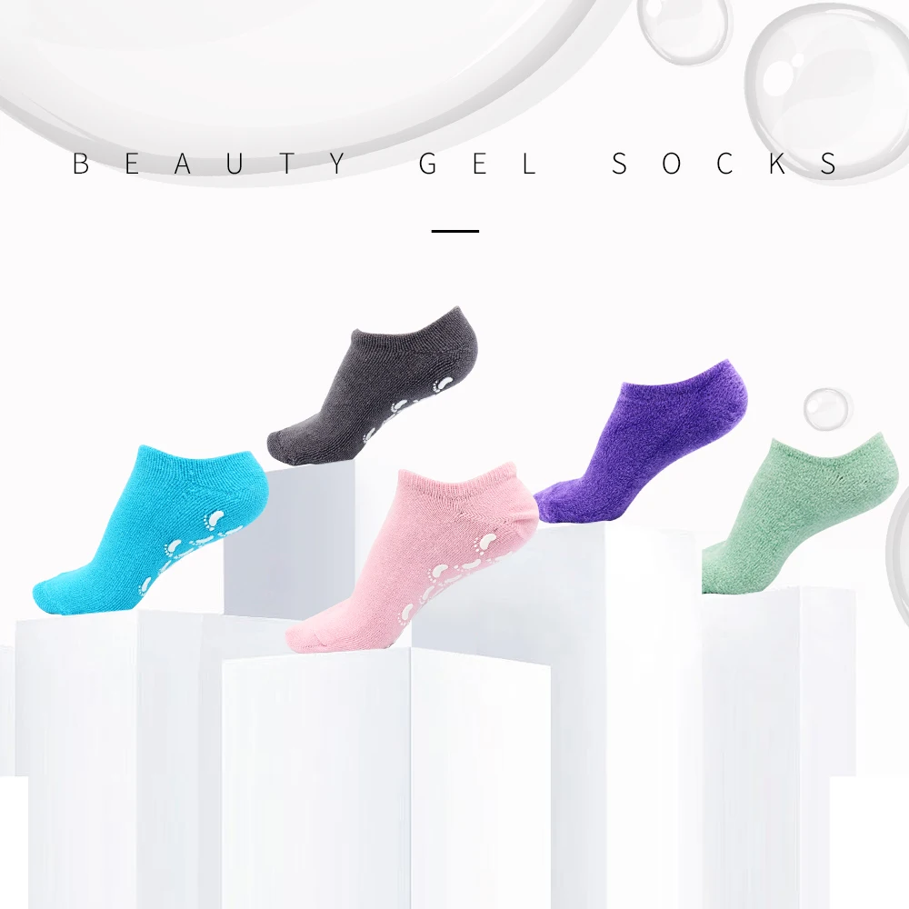  SPA plant essential oil gel skin care moisturizing beauty socks