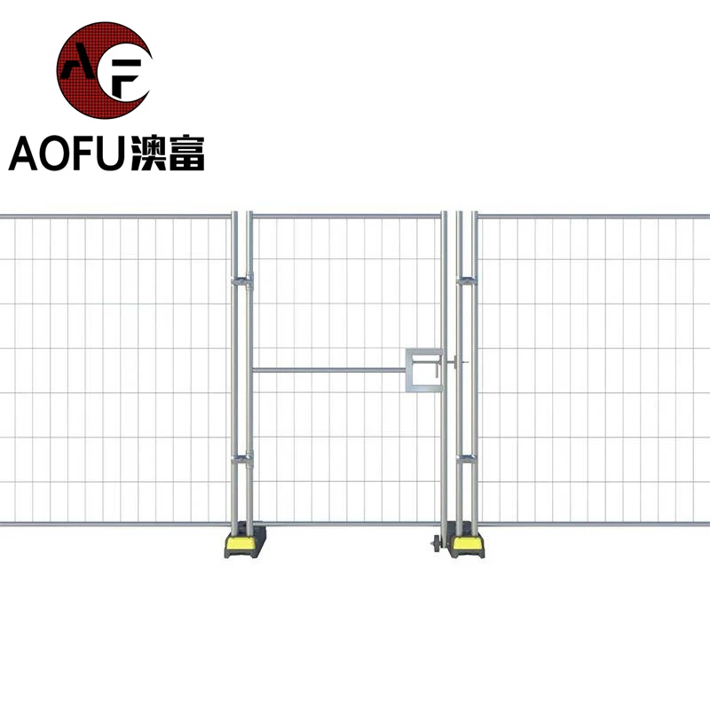 Galvanized and Powder Coated Australia portable fence Factory Price High Quality Customized Temporary Fence Security Fence