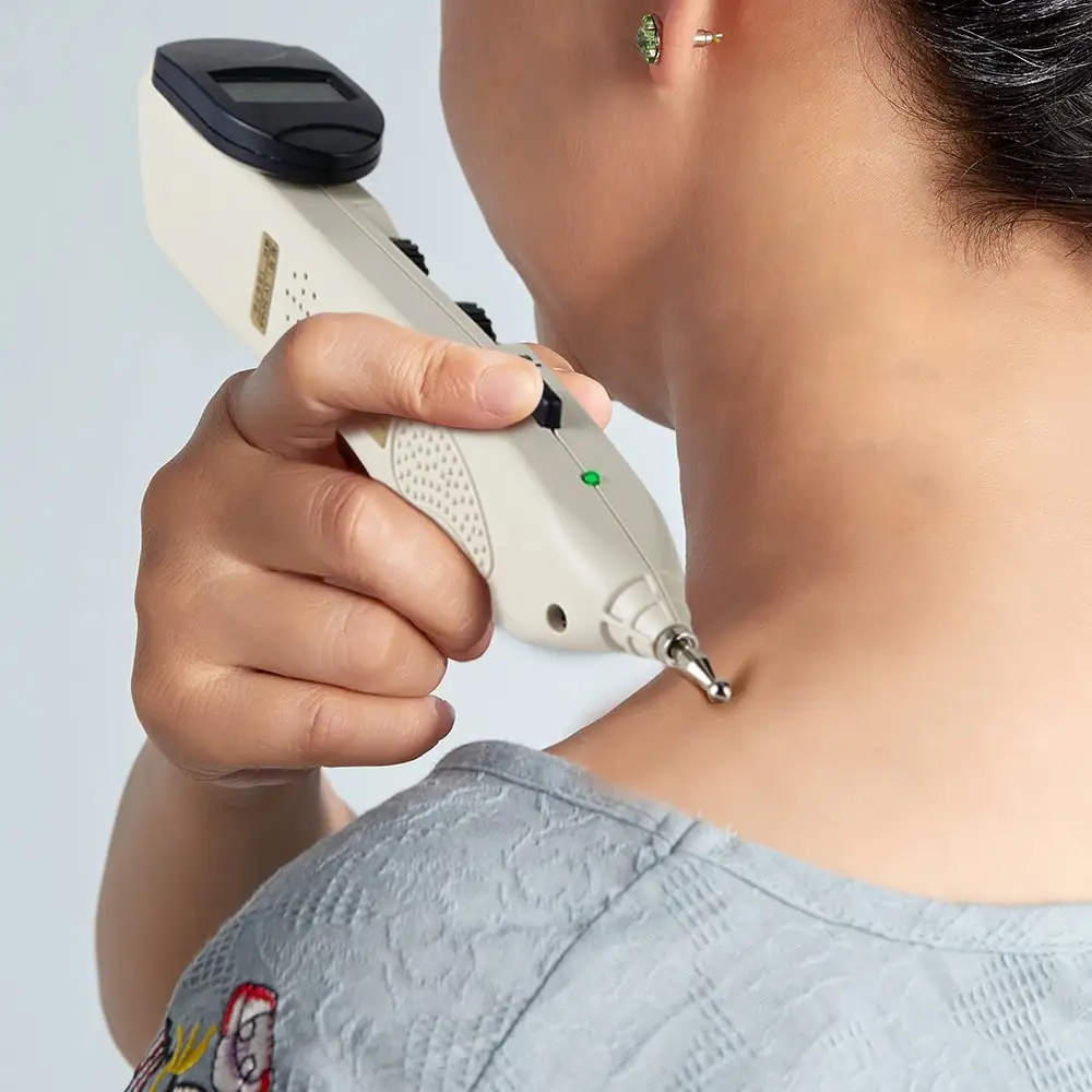 Leawell hand massage vibrator electro needle acupuncture machine medical massager point detector acupuncture pen