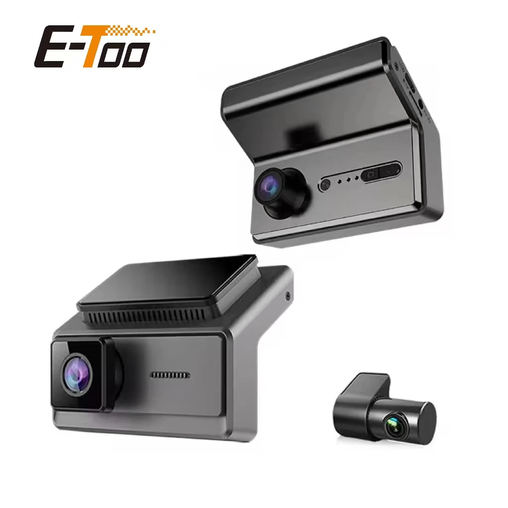 E-TOO Universal WIFI Full HD 2K+1080P+1080P Car DVR 3 Cameras Dash Cam Night Vision G-sensor Loop Recording Dash Cam