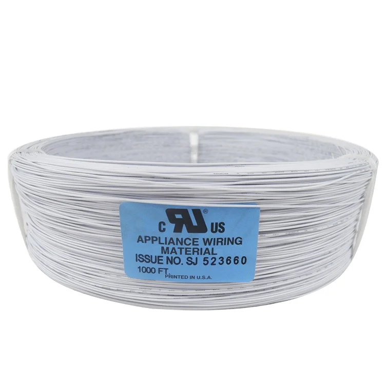 Certificated AWM 1617 18AWG 34/0.178TS Double insulation PVC wire 105Degree single core Tinned Copper Electric Wire Cable