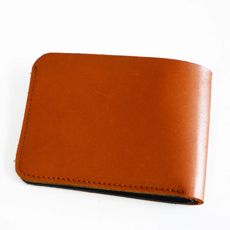 2022 Hot Sale Guangzhou Fashion Minimalist Genuine Cow Leather Card Wallet for Human