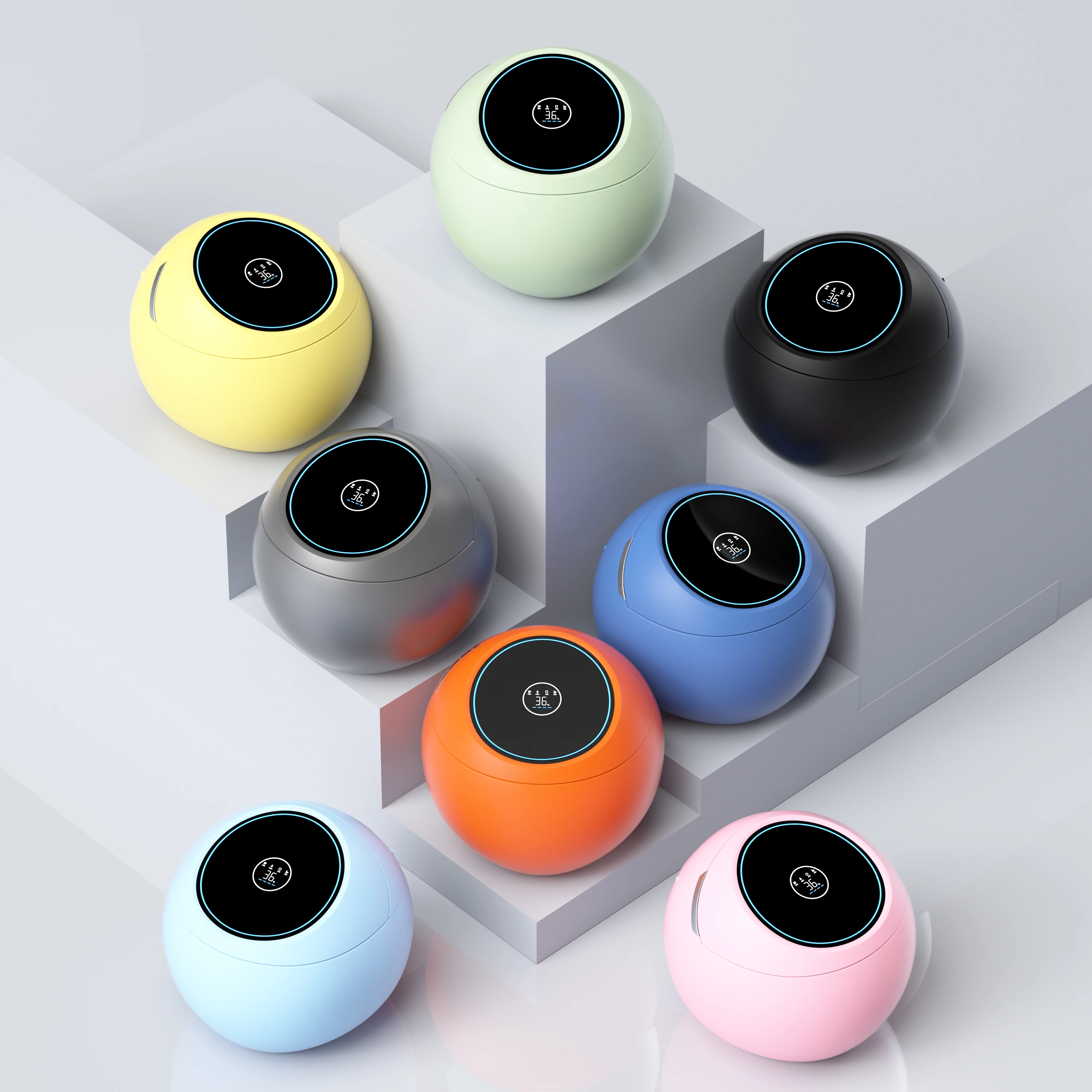 New Design Egg Shape Intelligent WC Sanitary Ware Water Closet Bathroom Floor Mounted Automatic Ceramic Smart Toilet Bowl