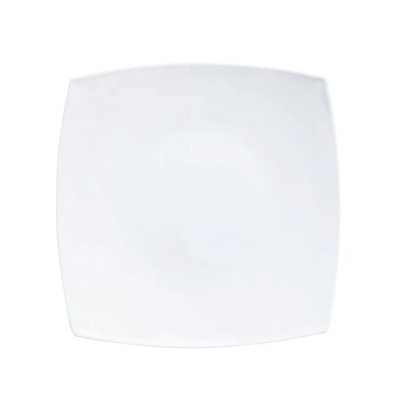 Square 30PCS high shock resistant arcopal opal glass dinner set