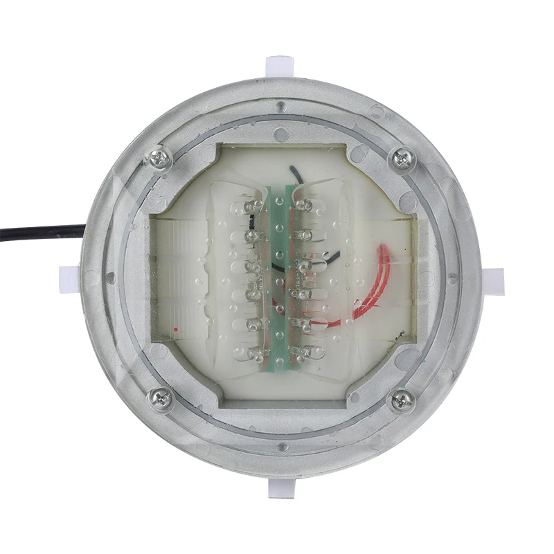 DC 24V Aluminum High Load Capacity Airport Marker Light Wired LED Cat Eyes Embedded Road Stud