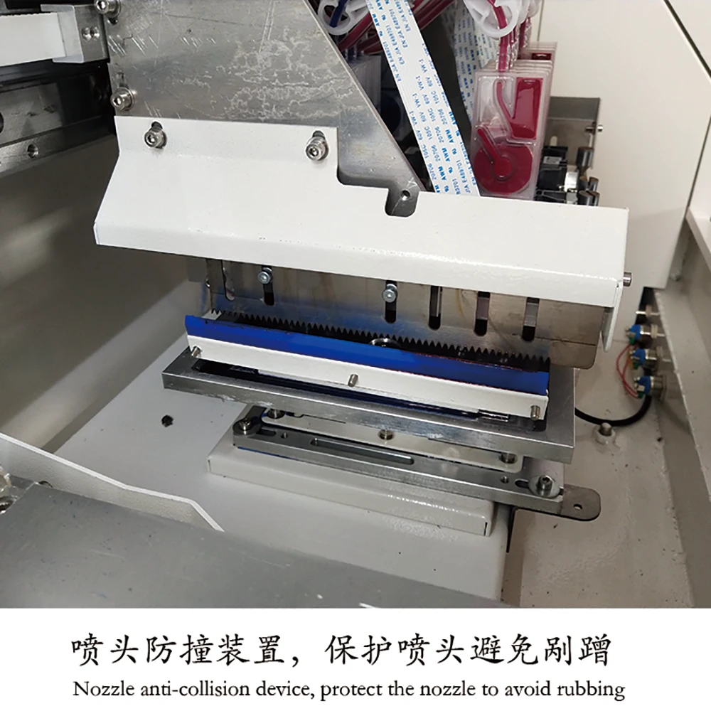 HJD Dtf Printer with automatic Duster/Dual /Four Eps i3200 Print Head 60cm Dtf Printer for mask, tshirt, hat,bags all fabric