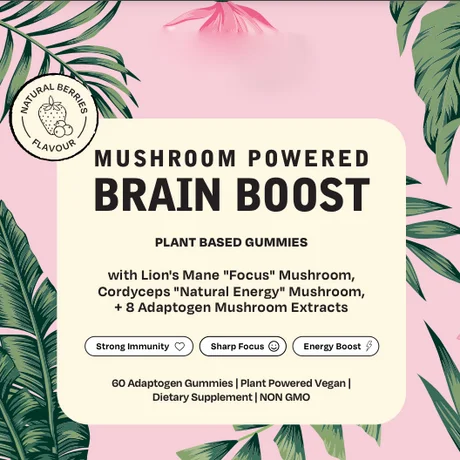 Complex Mushroom Gummies Boosting Energy Memory Brain Boost Vegan Complex Mushroom Gummy Supplement