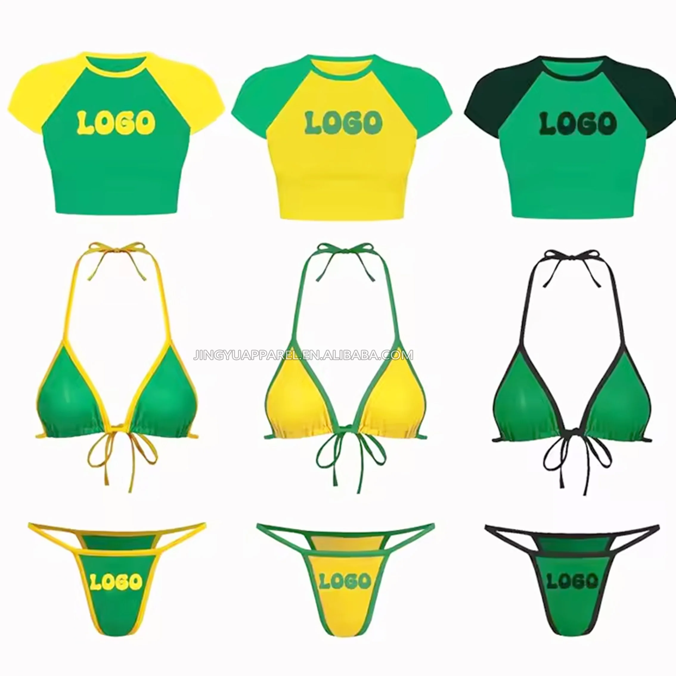 Custom Lace up swimsuit  custom swimwear & Beachwear brazilian bottom bathing suit bikini set swimwear custom bikini