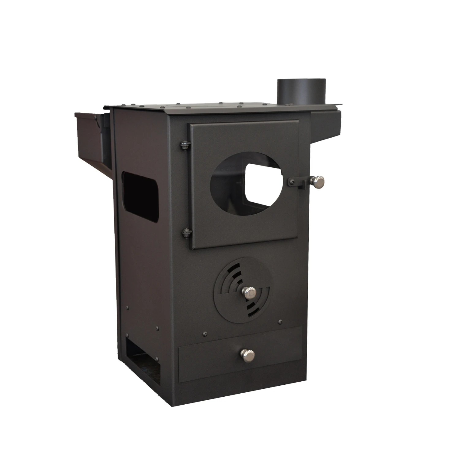 Fashionable wood burning stove portable for camping hot water tank for wood stove