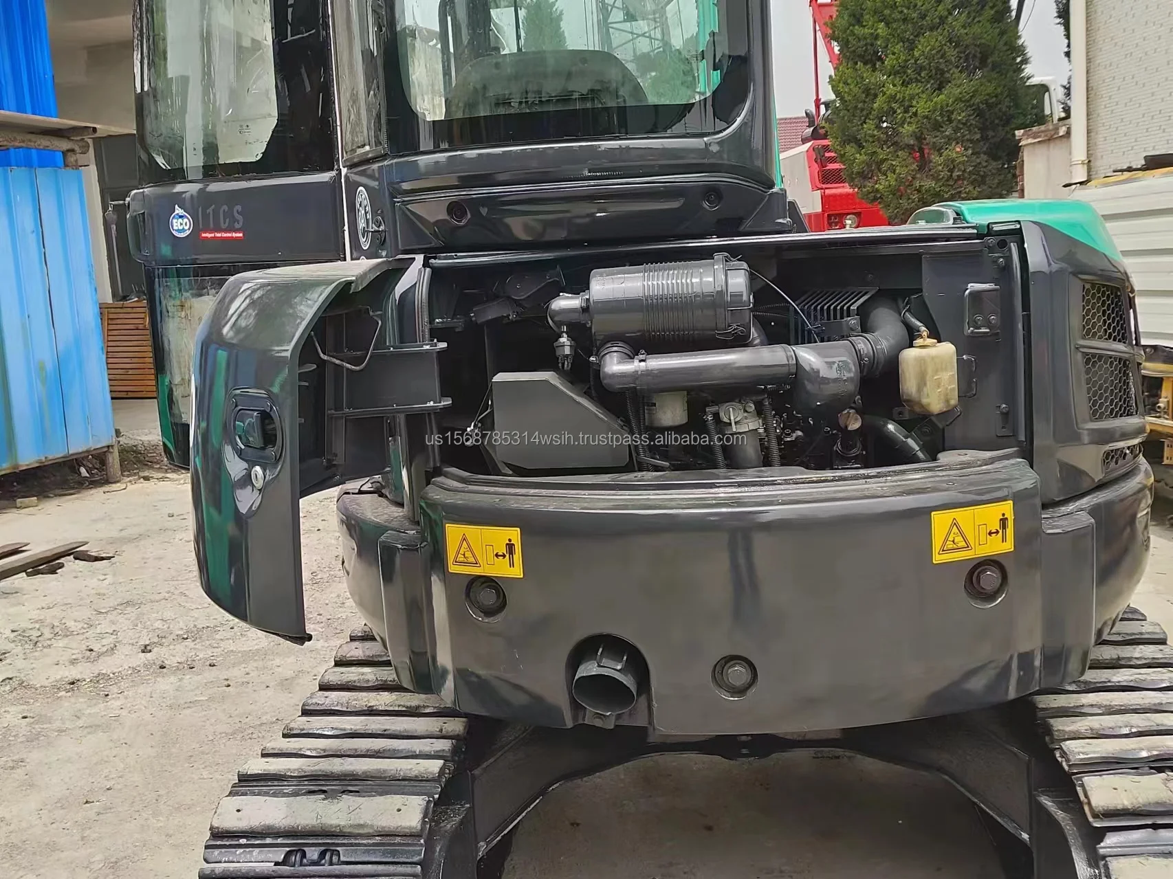 Используется оригинальный японский Гусеничный мини-экскаватор Kobelco SK55 подержанный экскаватор SK55SR