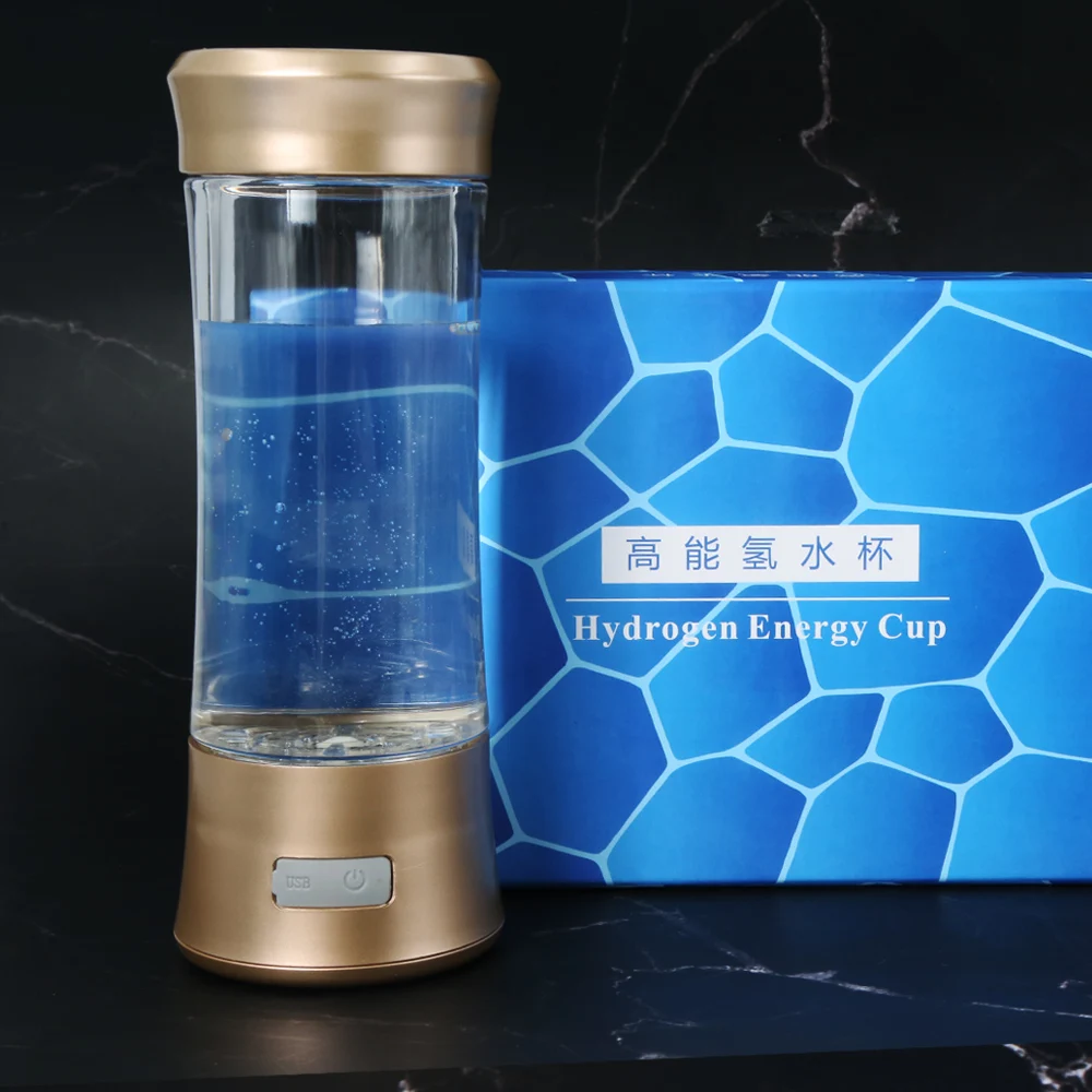 2024 Portable Electric Hydrogen Water Generator water bottle SPE /PEM H2 SPE Cup for Cars and hydrogen water generator machine