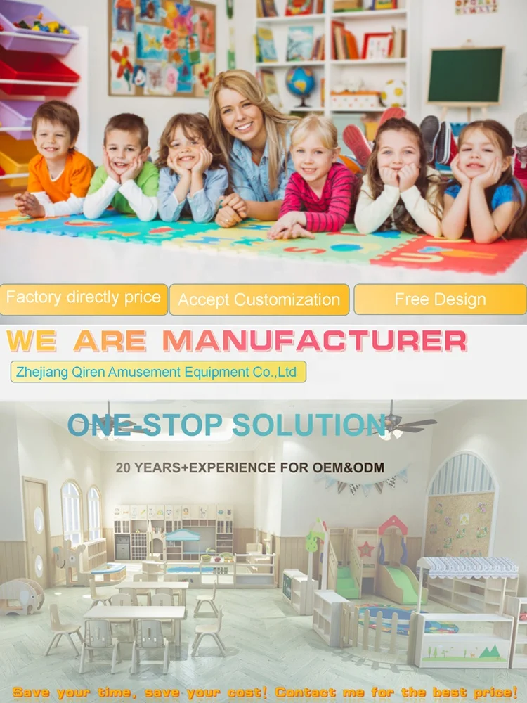 High quality kids Montessori furniture manufacturer supplier kindergarten day care center classroom furniture
