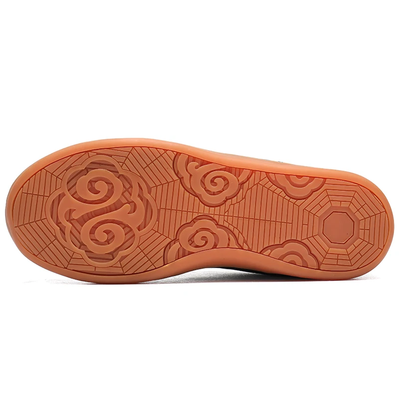 Custom Logo Chinese Kungfu Shoes Genuine Leather Wushu Sneakers Men Taichi Sports Martial Arts Shoes
