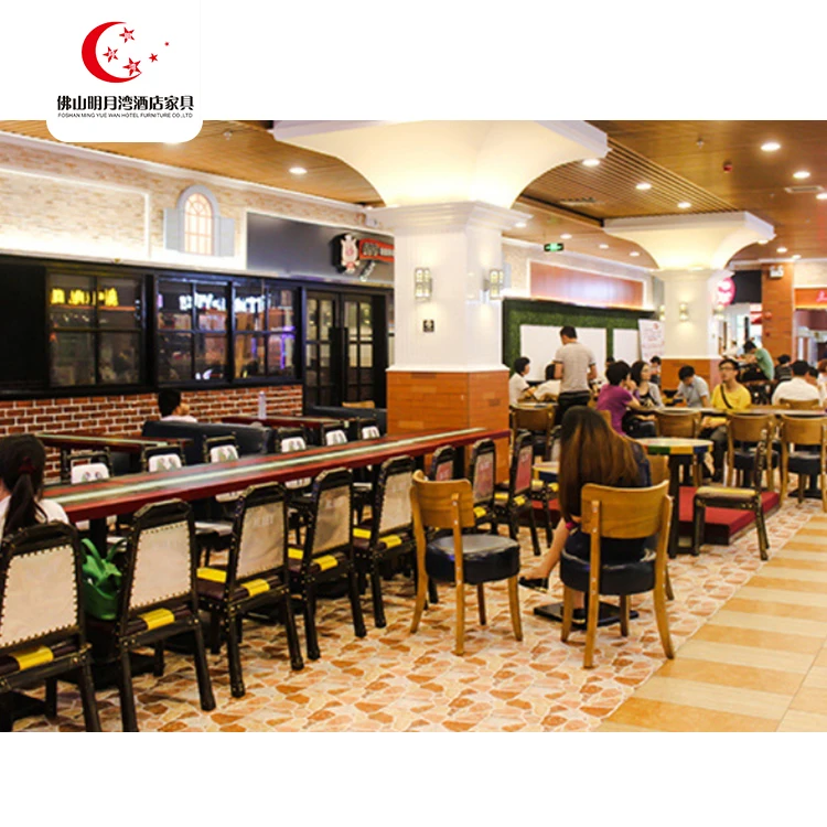 
Современный открытый дизайн mall столовая мебель для ресторанов 