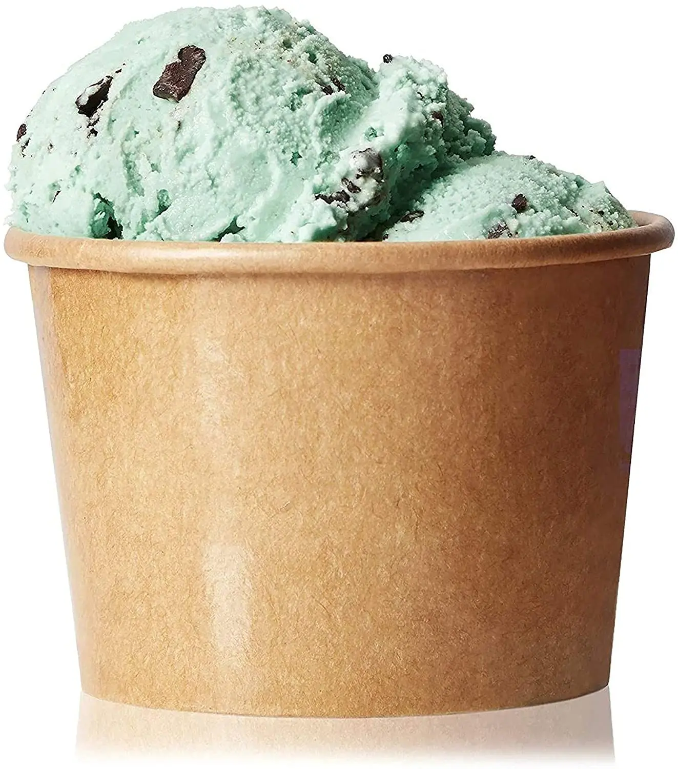 ODM/OEM Embalaje De Alimentos Round Brown Biodegradable Eco-Friendly Take Out Salad Fast kraft Paper Soup Cup Bowl