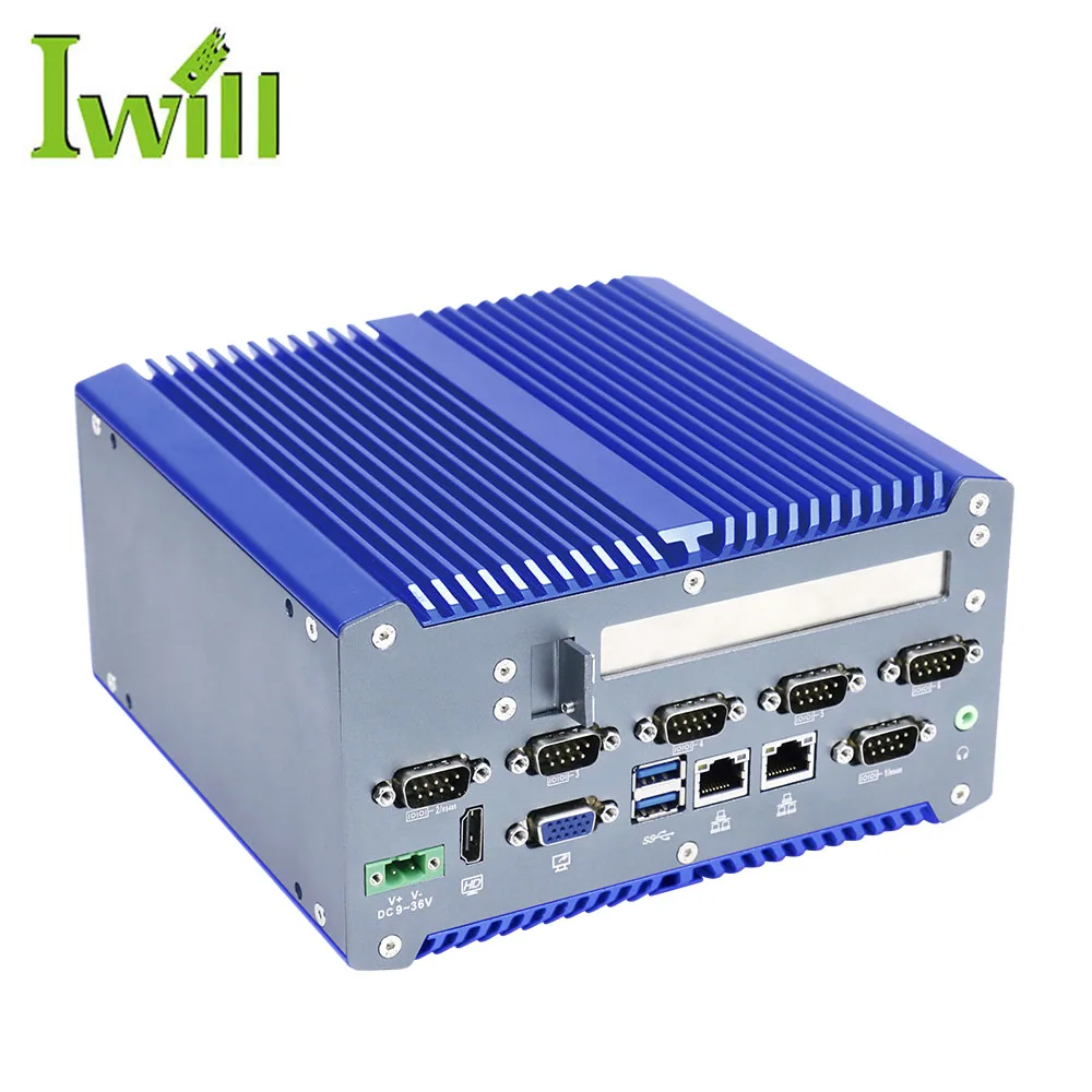 IPC Industrial Computer Embedded Pc System J1900 Mini  PC Industrial for edge computing for ambulance