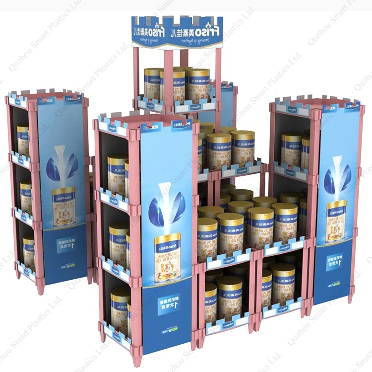 Торговый центр POS Display, маркетинг, автономные банки для молока, демонстрационная стойка, бутылки для краски/масла двигателя, креативная демонстрационная стойка