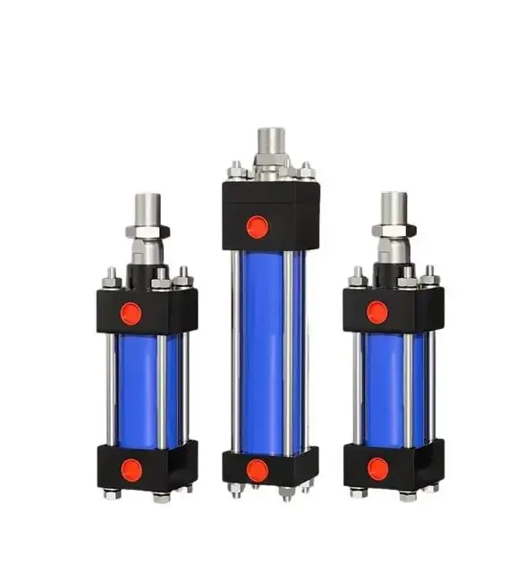 Thin heavy-duty tie-rod double-acting hydraulic cylinder standard hydraulic cylinder factory ready stock fast delivery