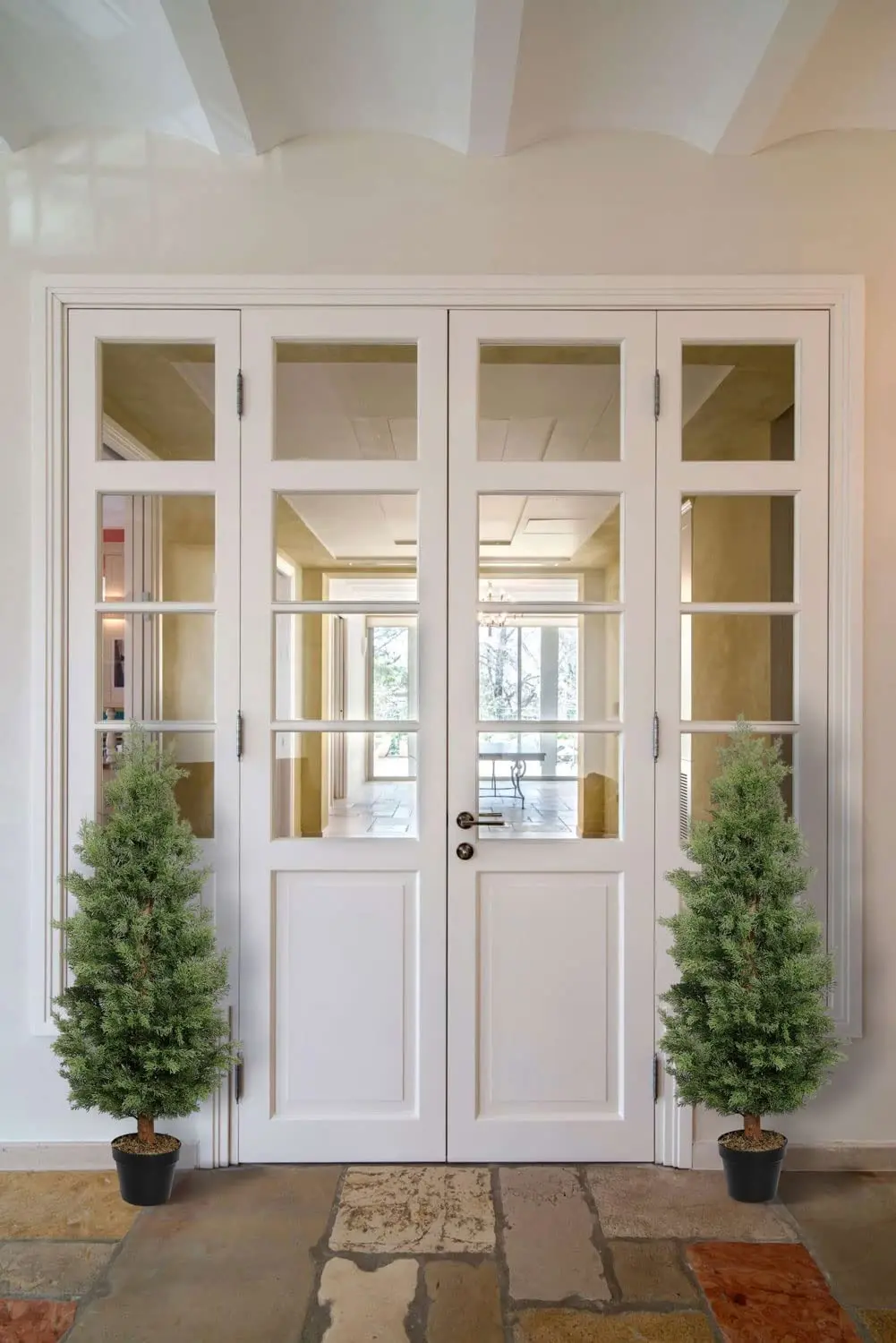 Amaazon Hot Sale Evergreen Potted Artificial 90cm 3ft. Faux Plastic Leaves Mini Cedar Pine Tree Ornamental Trees For Sale