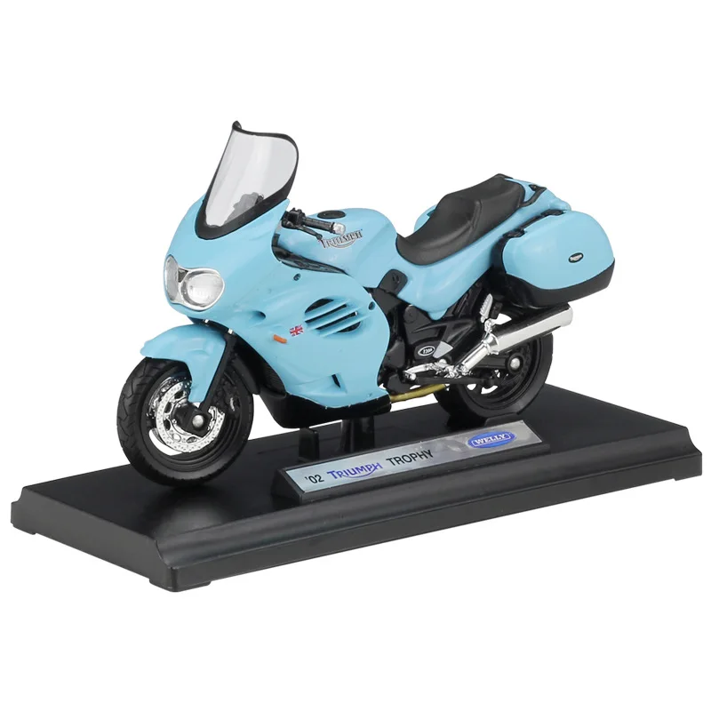 Лидер продаж модель мотоцикла Welly 2002 TRIUMPH в масштабе 1:18