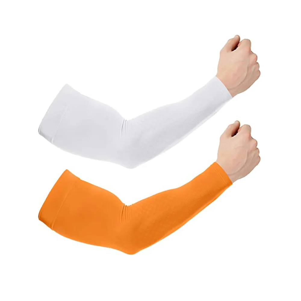 Top Selling Breathable Fabric Ice Silk Summer Polyester Bicycle Arm Customized Sleeves For Men Women Make Skin Fresh