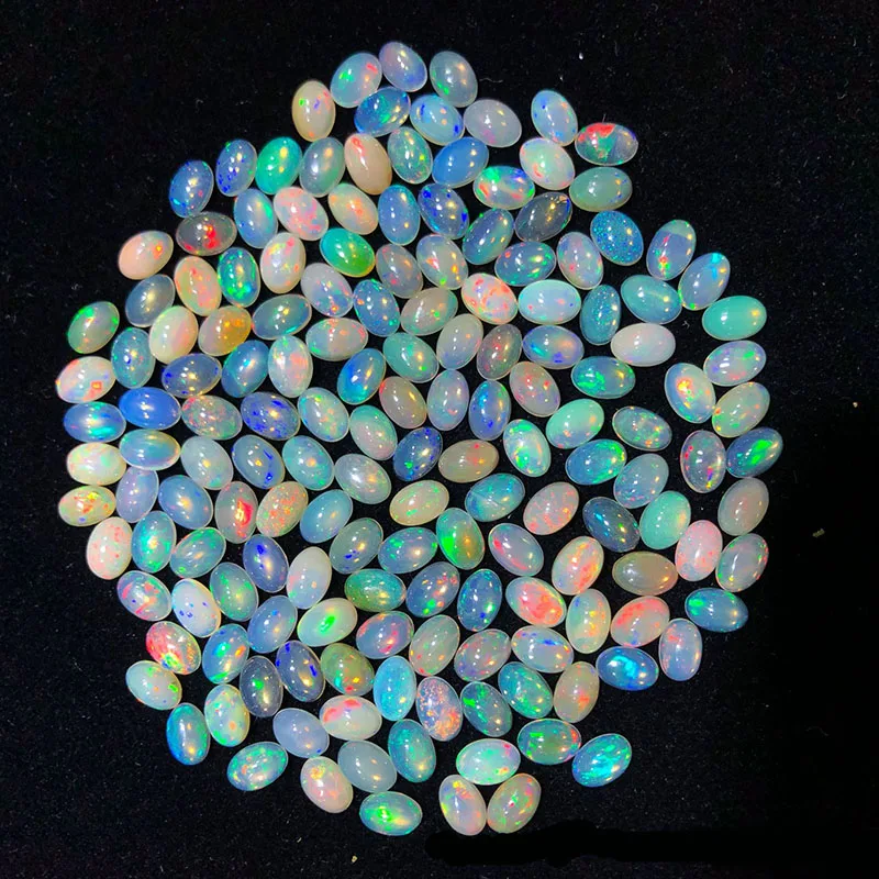 Shiny Loose Natural Opal Australian Opal Stone Crystal Mixed Shape for Sale Cabochon