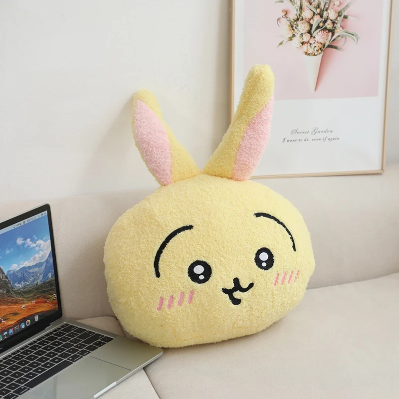 Cartoon chiikawa Plush Cute Dolls Kids Gifts Household Sofa Back Cushion Car Cushion Pillows