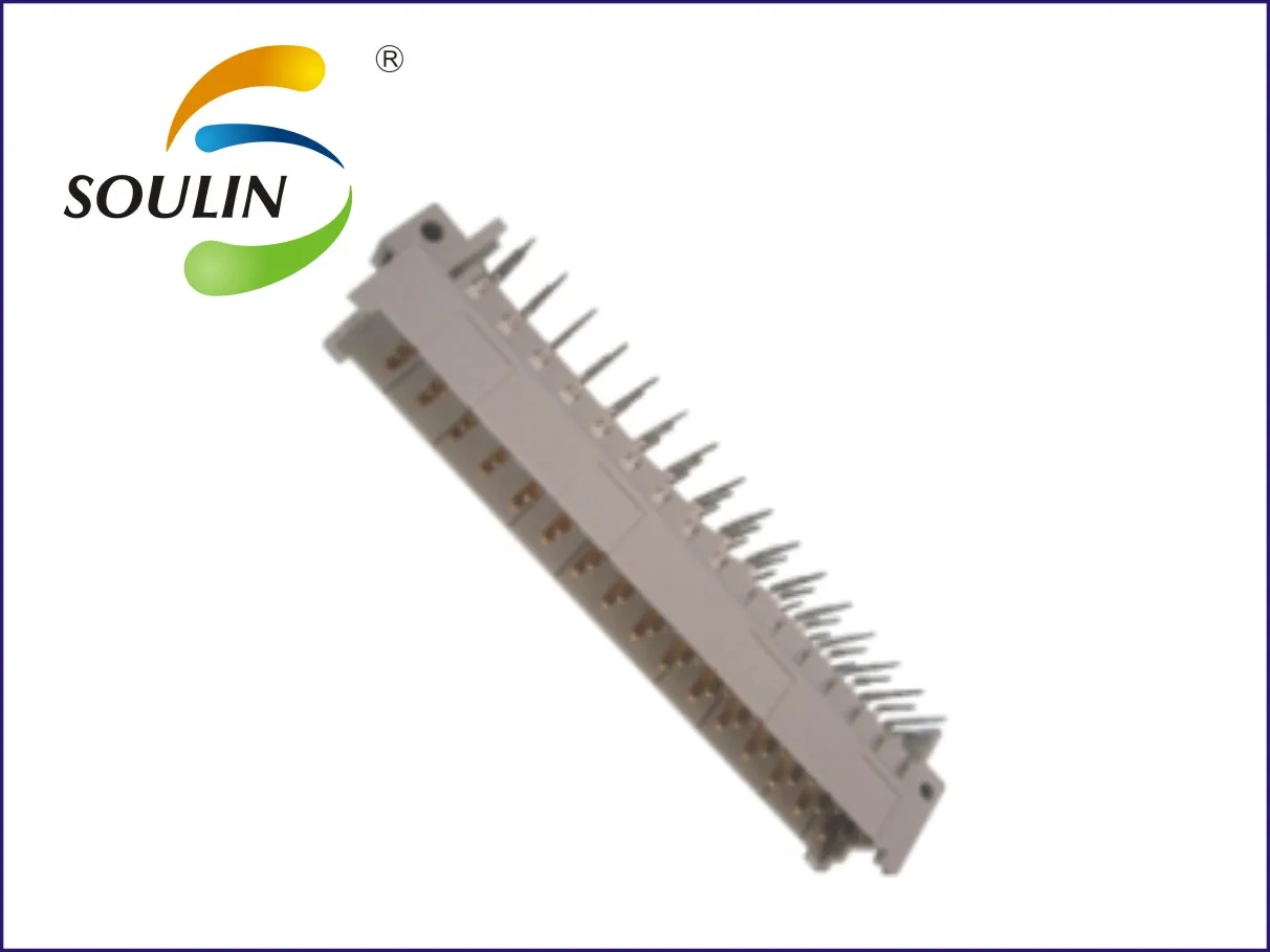 Pitch 5.08mm 3*32Pin three Row Straight female DIN41612